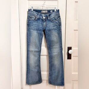 BKE Women's Light Wash Boot Cut Jeans